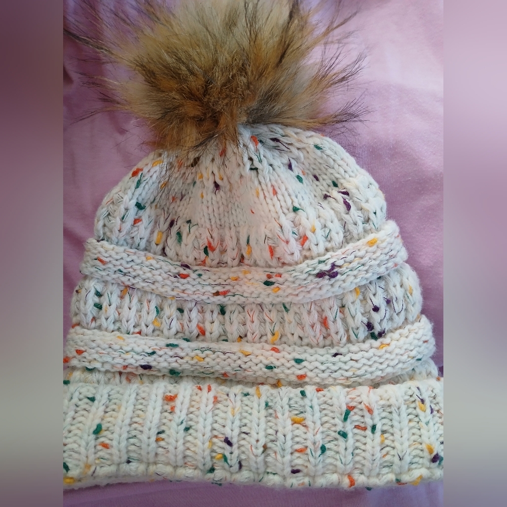 Cozy Knit Beanie with Pom Pom